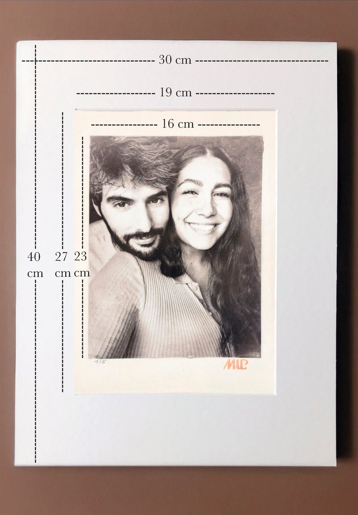 Platinum print with Silver  - Size 2  Medium