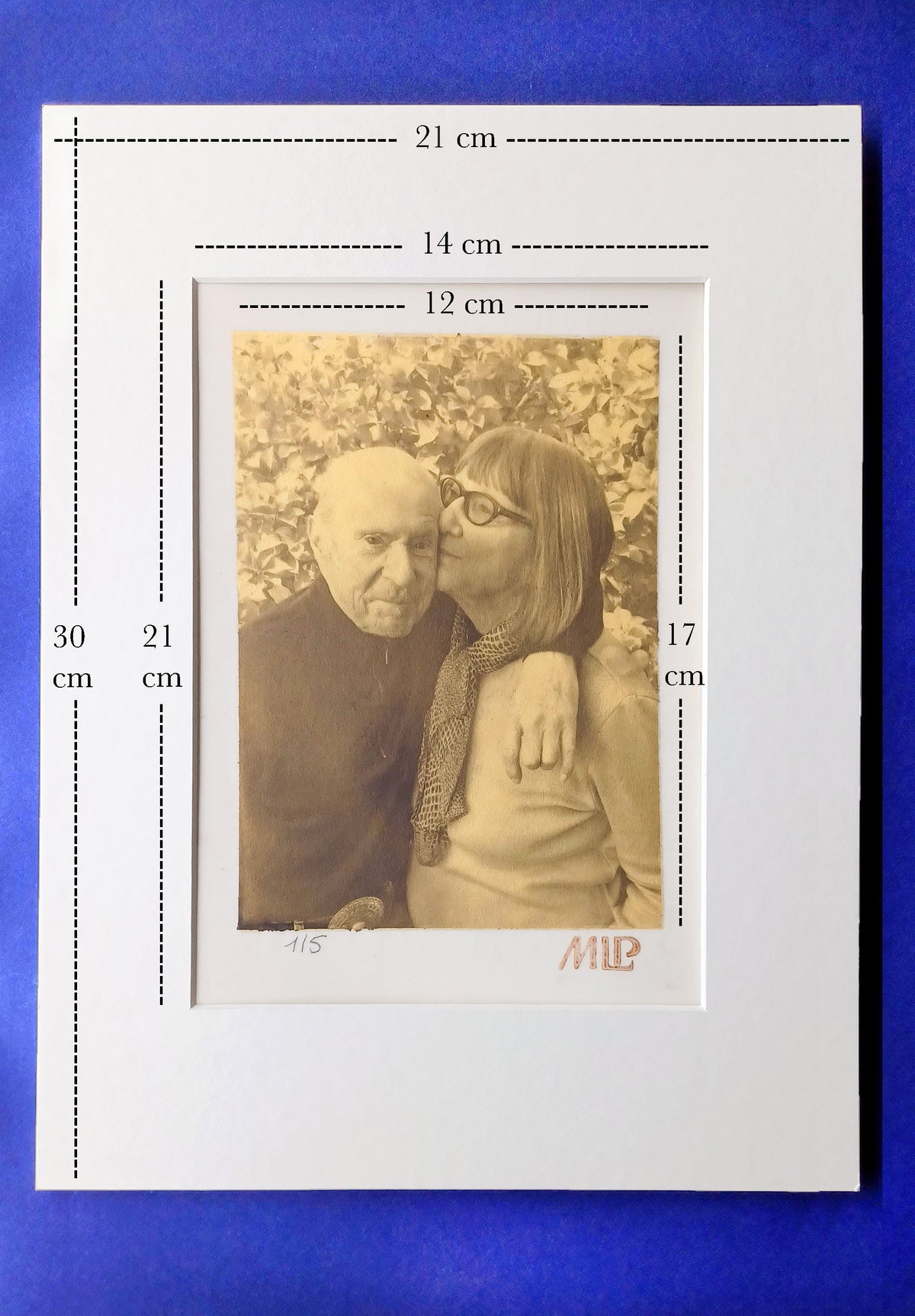 Platinum print with 24K Gold - Size 1  small